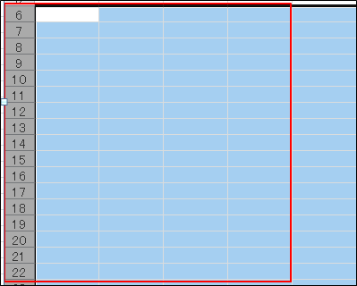 Excel 簡単 非表示の行を一括で再表示させるには きままブログ