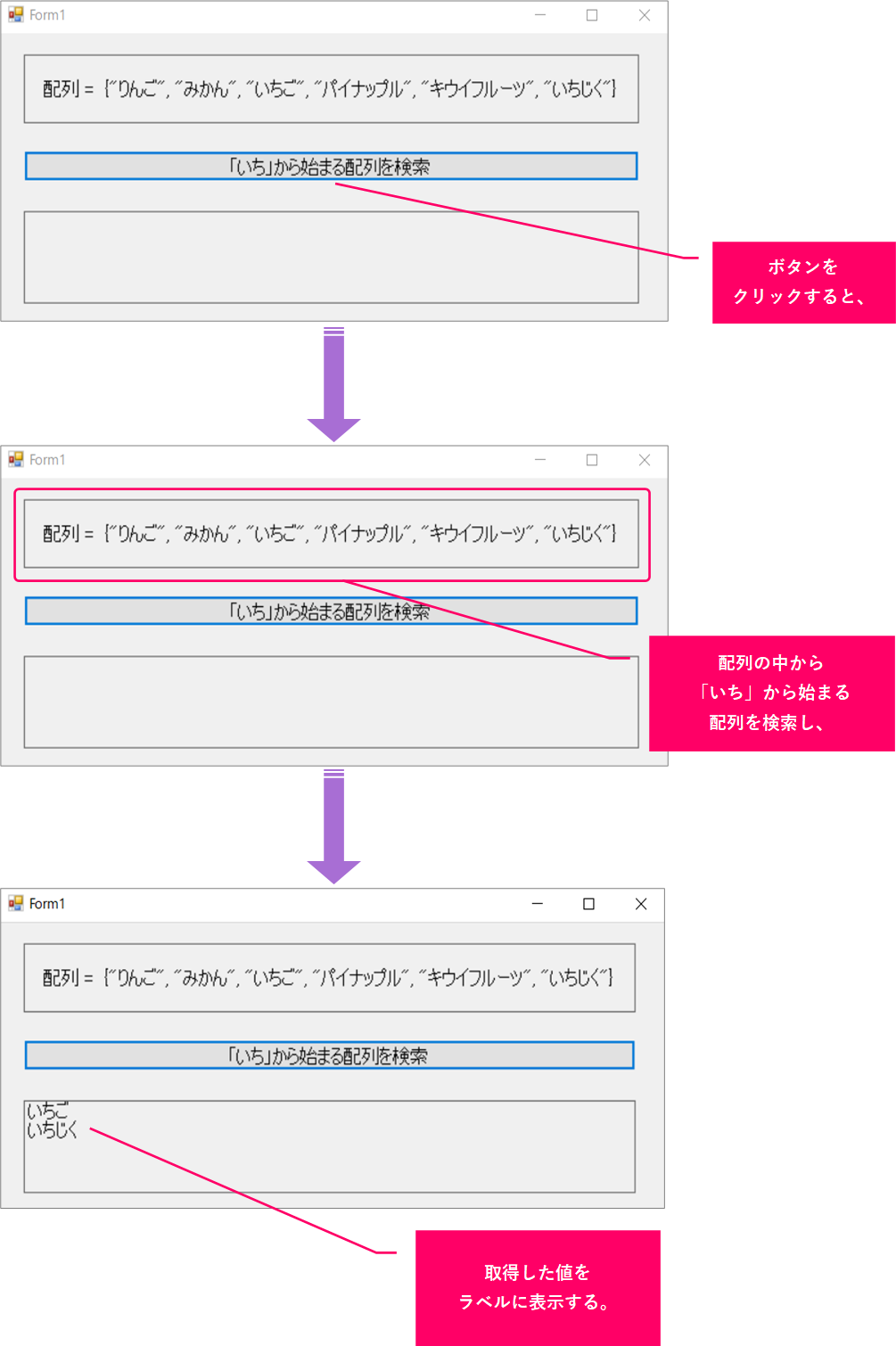 Vb Net Linqを使って配列を検索するには きままブログ