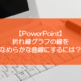 【PowerPoint】折れ線グラフの線をなめらかな曲線にするには？